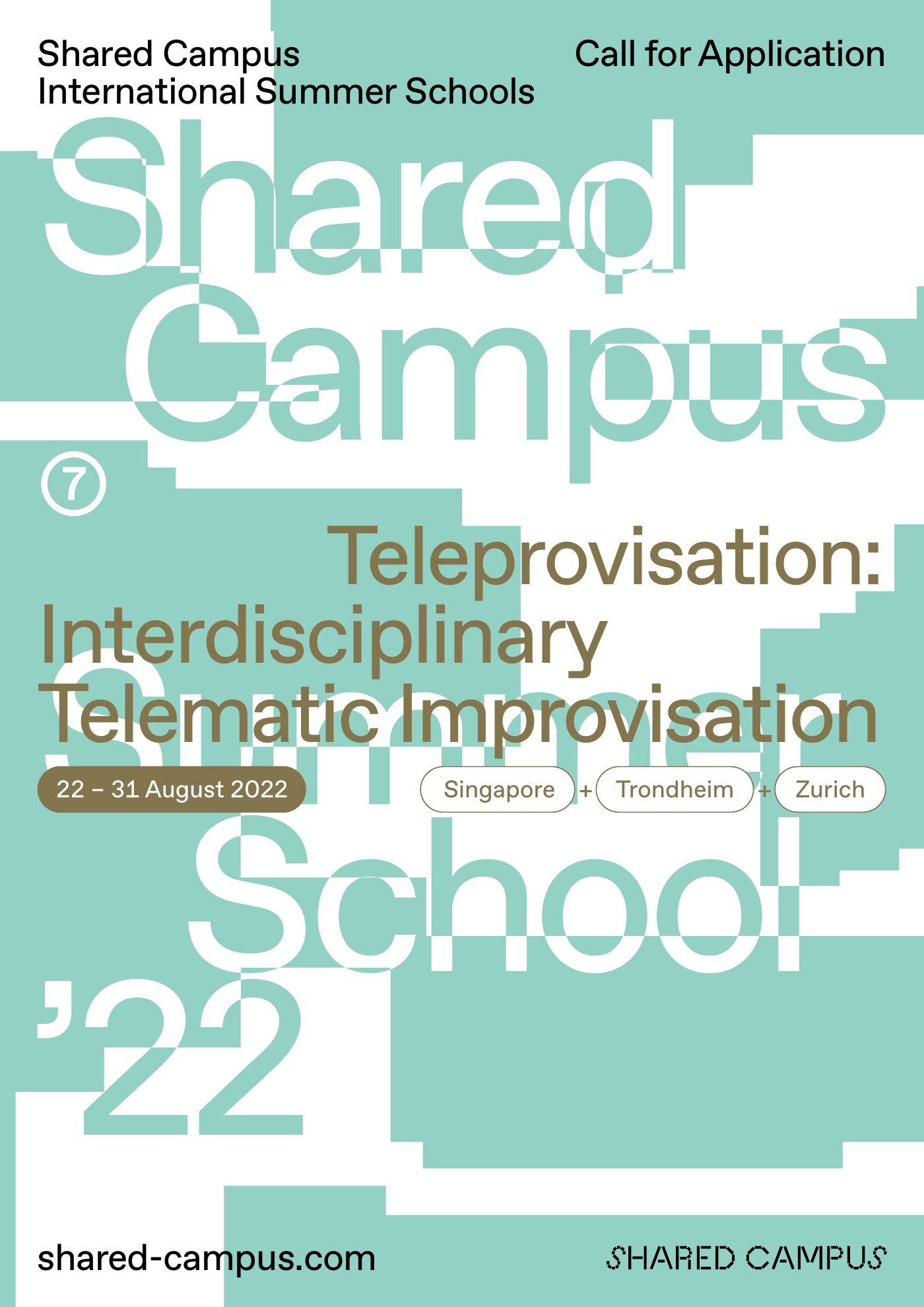 Original Shared Campus Summer School 2022 flyer